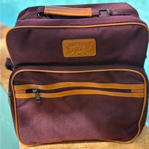Chivas Regal Scotch Whisky Maroon Burgundy Messenger Shoulder Travel Bag